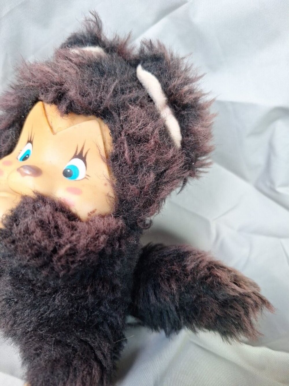 Nyamy Washino Kitten Felina Sucking Thumb Plush Black 7" Vintage 1979 READ - Picture 9 of 15